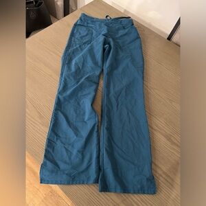 Blue scrub pants